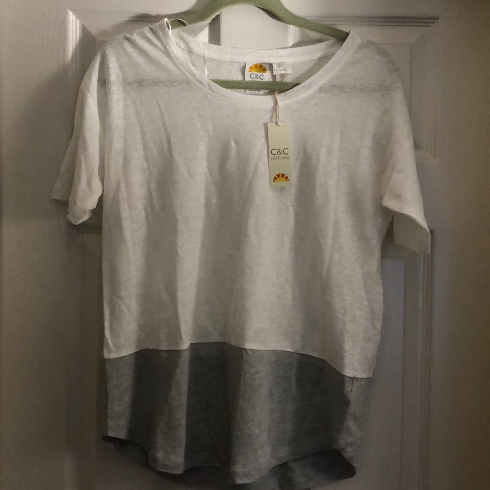 Brand New C&C California 100% Linen Tee.